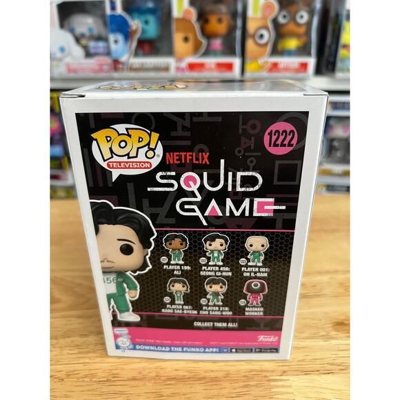 Player 456 Seong Gi-Hun Squid Game Funko Pop #1222 Television TV Netflix Games - Picture 3 of 6